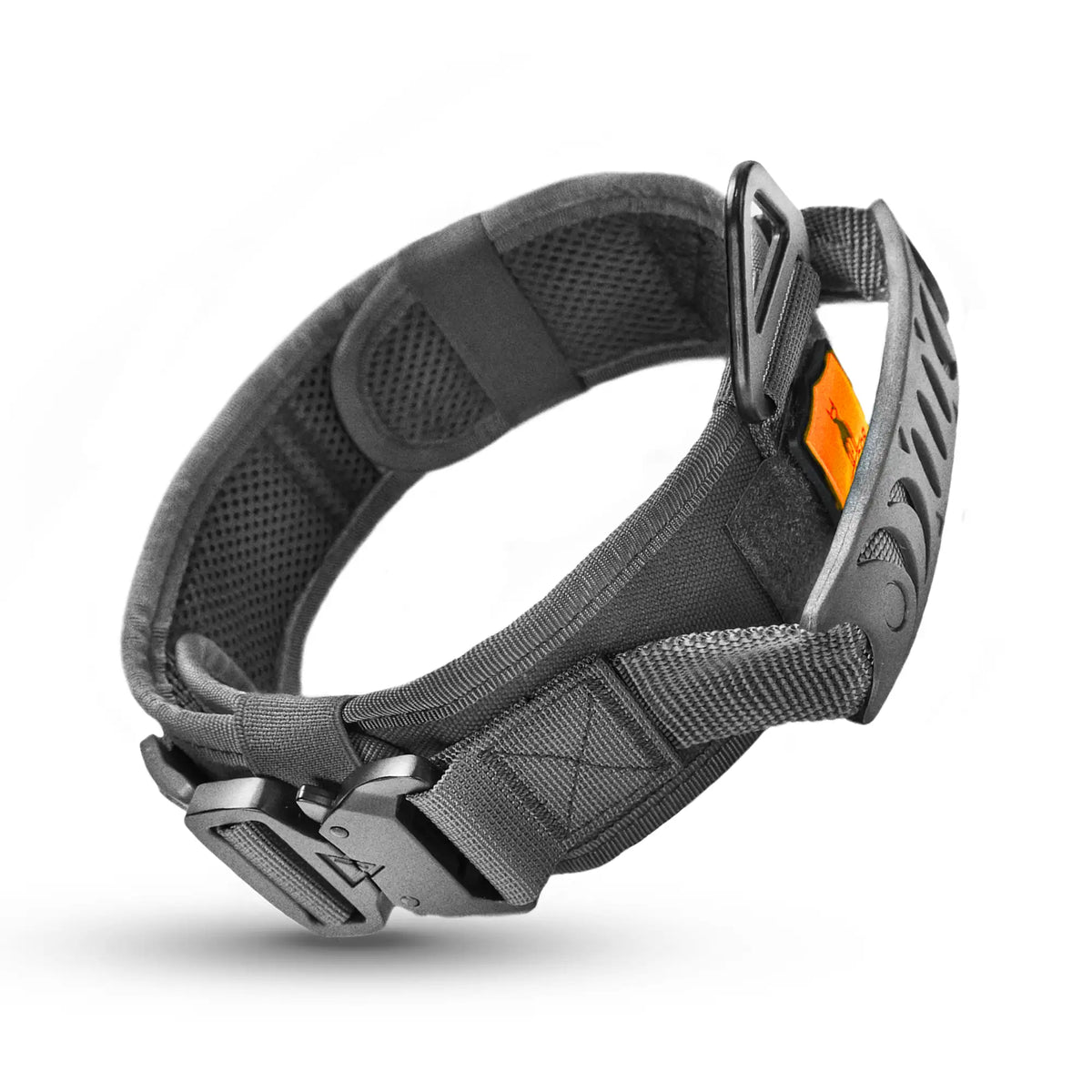 2.5 in thick tactical dog collar, thick collar with handle for big
